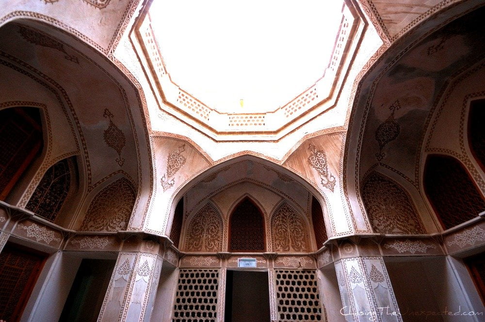 Image: Ceiling of the Abbasian House in Kashan