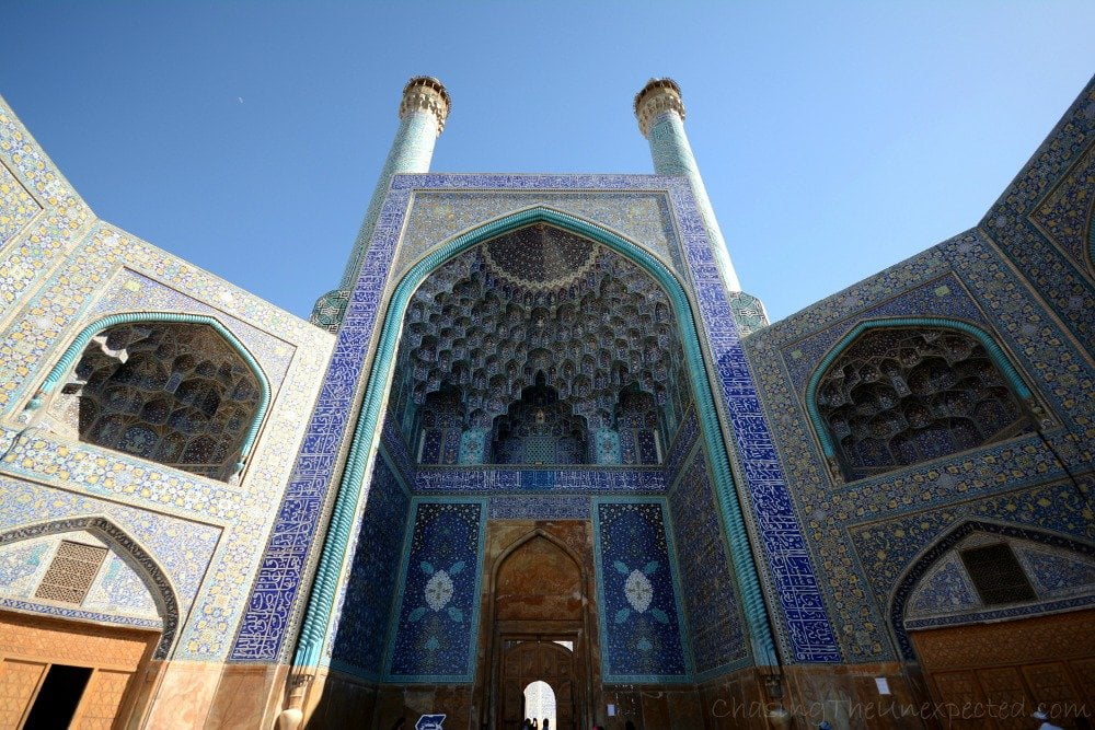 Image: Main entrance of Imam Mosque in Isfahan's Imam Square