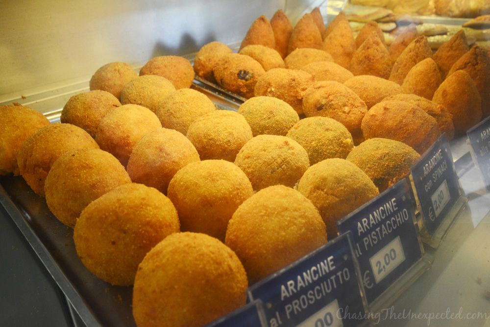 Sicily arancini to eat in italy