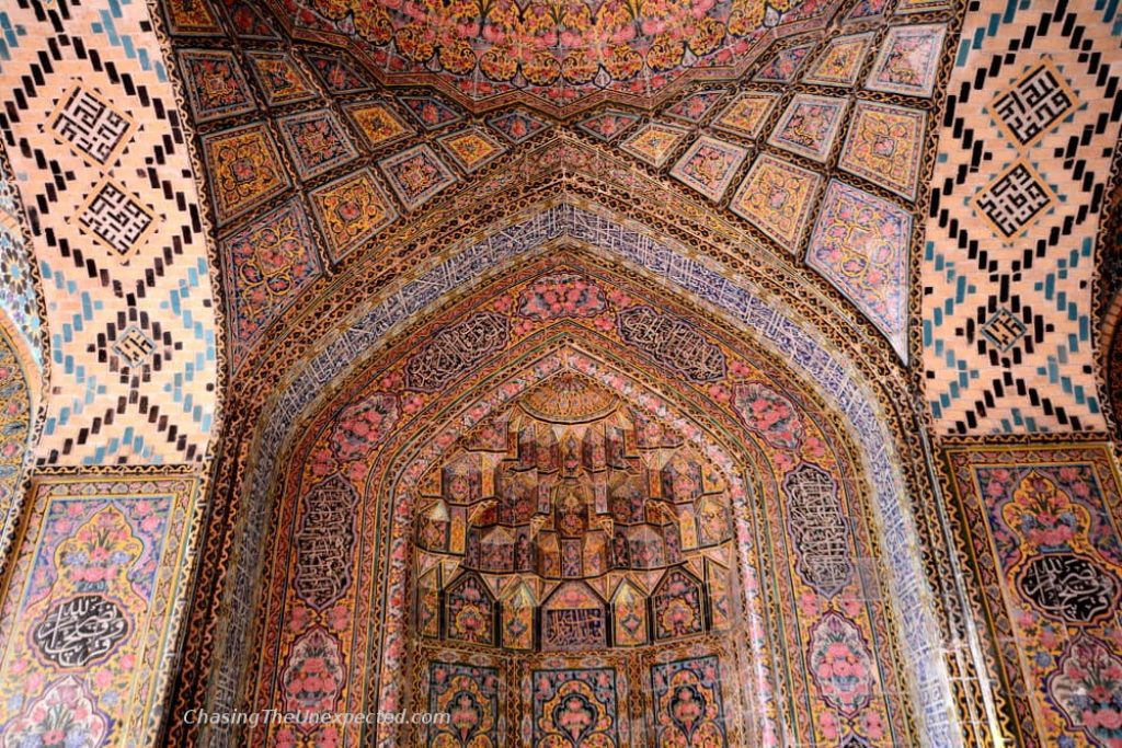 nasir al molk mosque shiraz