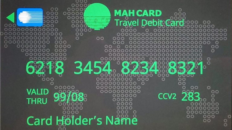 cropped MahCard iran debit card tourists - Travel Images