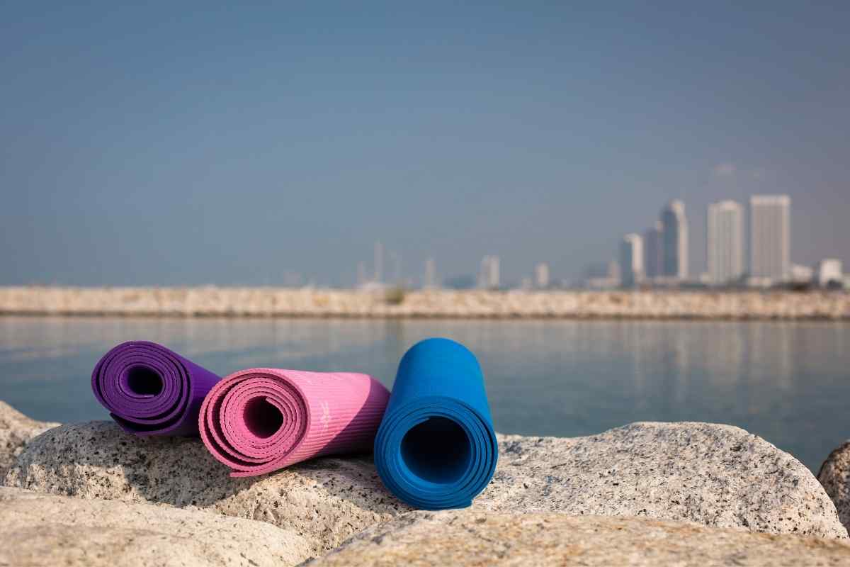 Image: best portable yoga mats for travel
