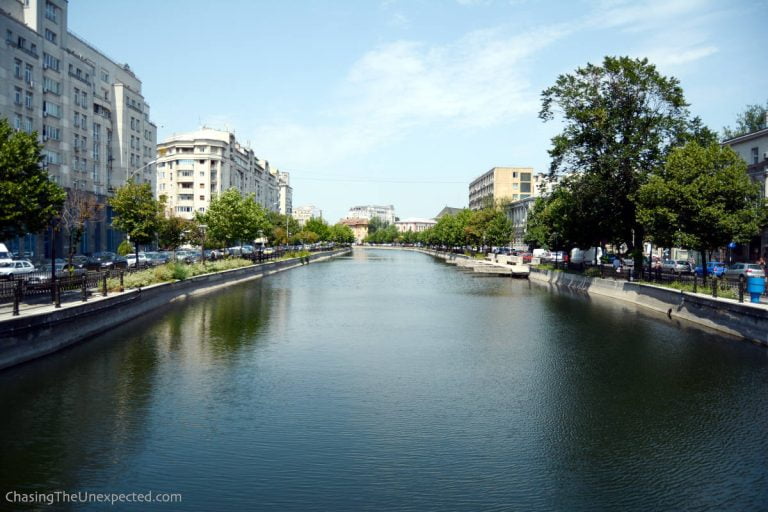Image: Is Bucharest worth visiting? Dambovita River of Bucharest